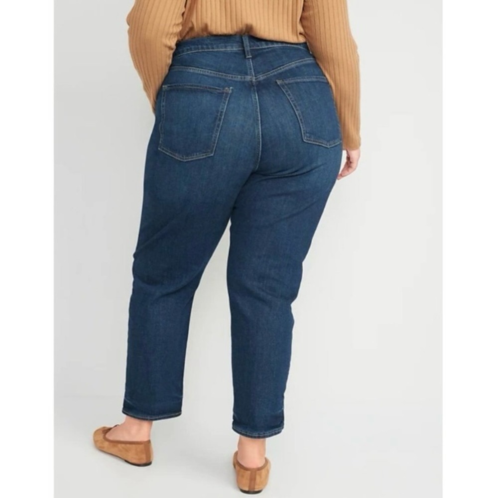 Old Navy extra high-rise sky-hi straight secret-smooth pockets jeans size 10 - Picture 2 of 9